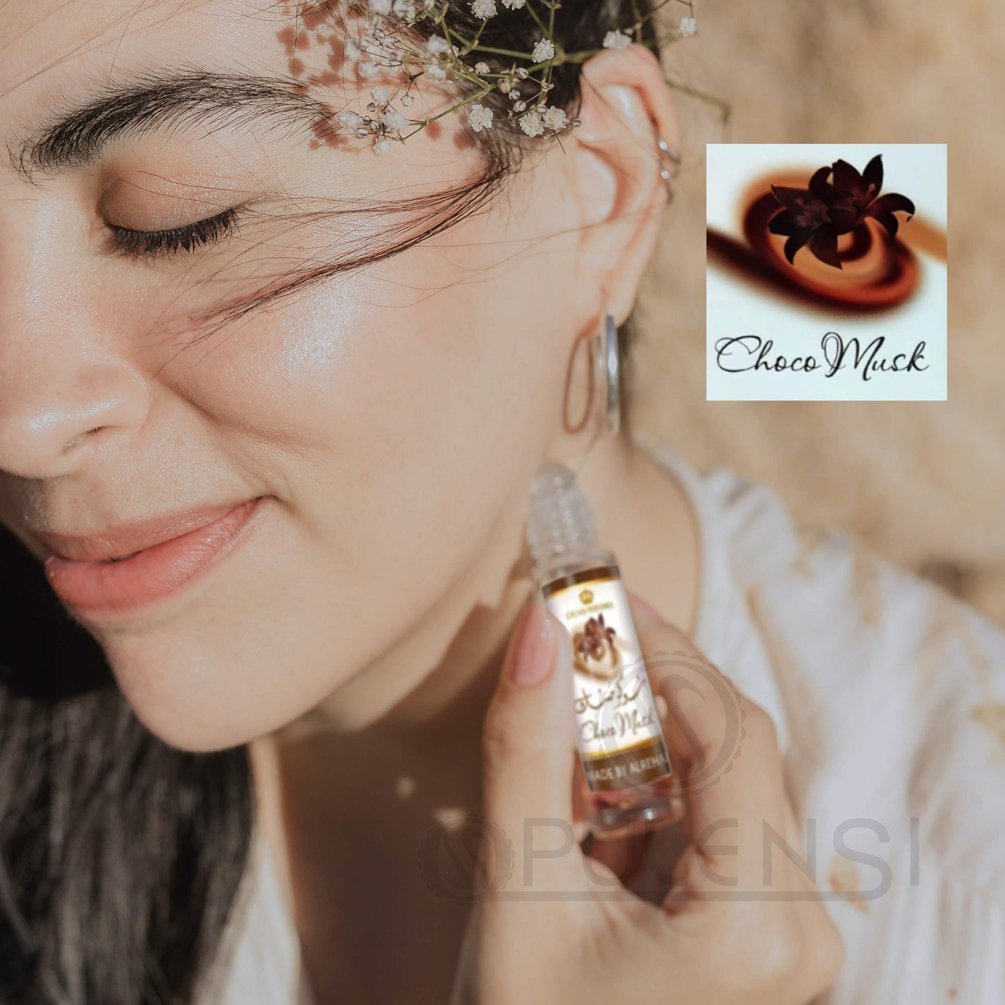 Choco Musk Roll On - 6 ml Perfume Oil attar By Al-Rehab (Crown Perfumes)