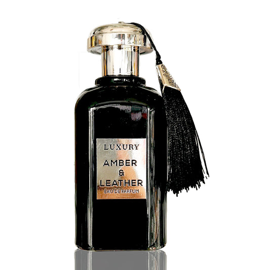 Amber & Leather Edp 100ml perfume by Khalis Luxury collection