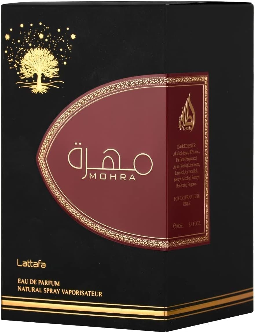 Mohra Eau De Parfum 100ml by Lattafa box