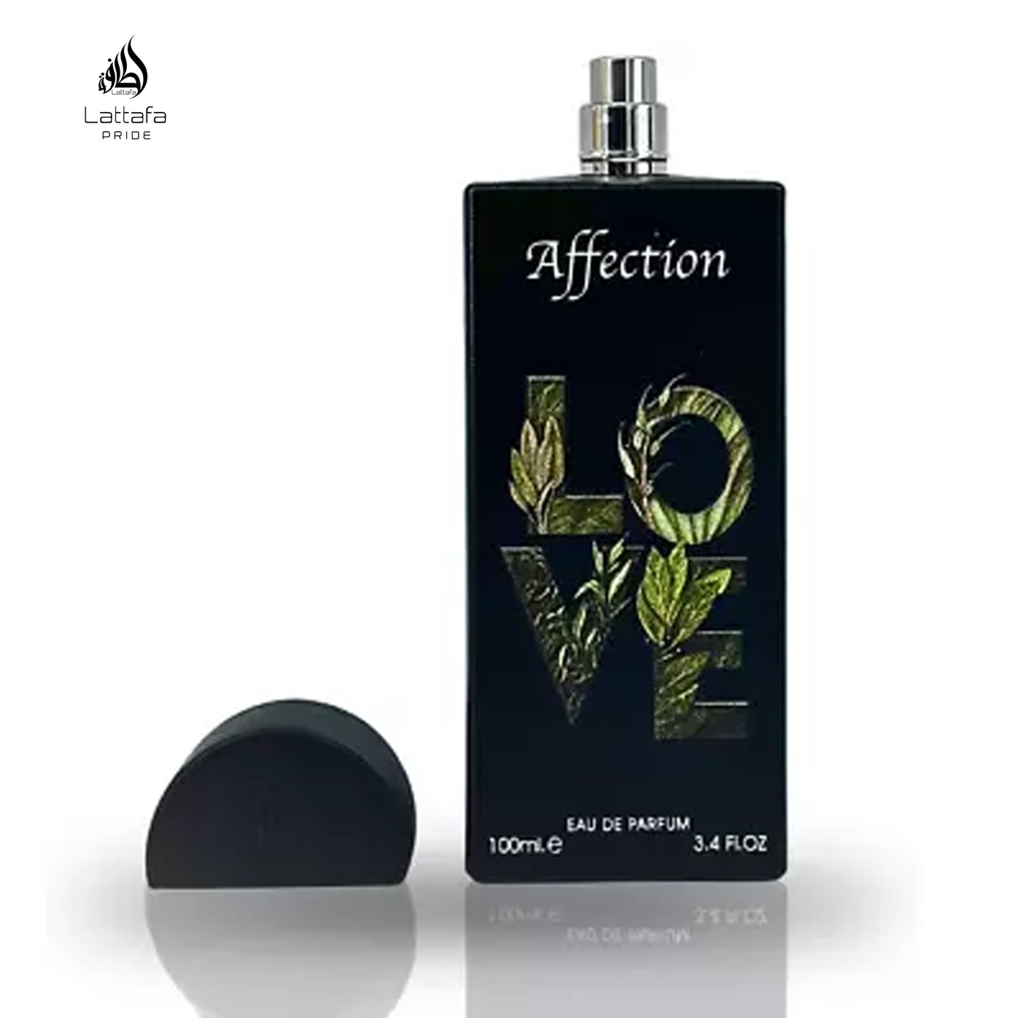 Affection Lattafa Pride 100ml EDP perfume lid open