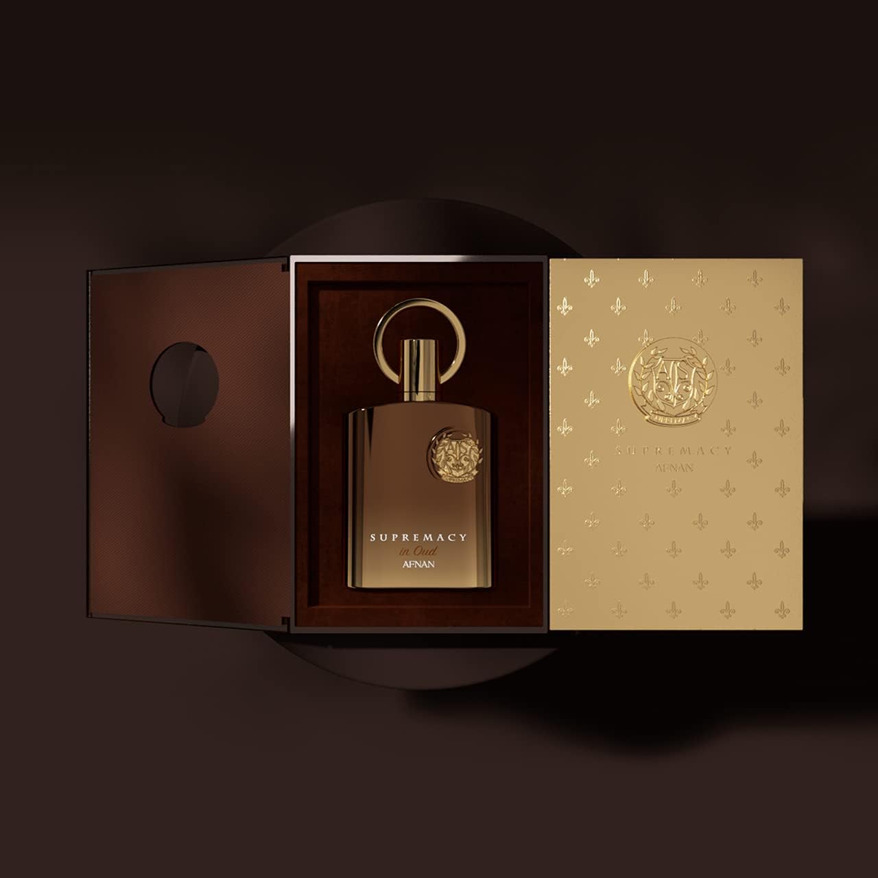 Afnan Supremacy in Oud box display