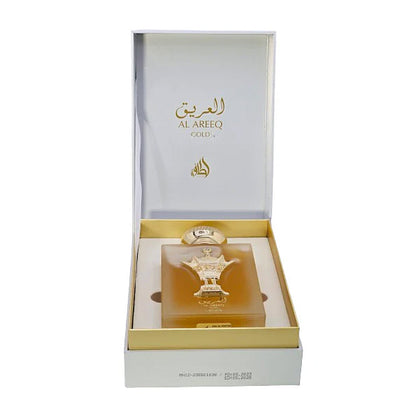 Al Areeq Gold Perfume 100ml EDP by Lattafa Pride open box