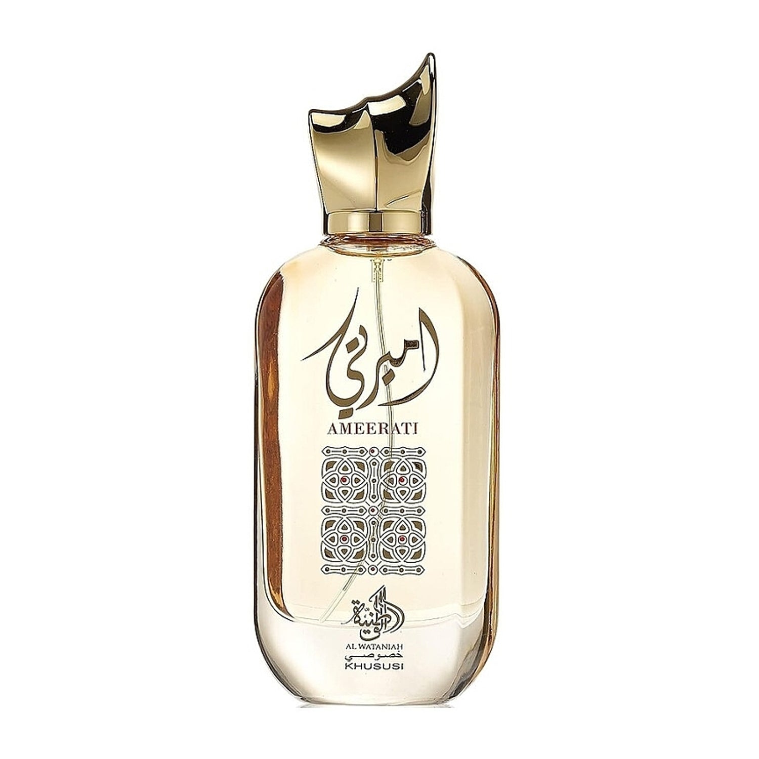 Ameerati Perfume Eau De Parfum 100ml by Al Wataniah Khususi front view image of bottle