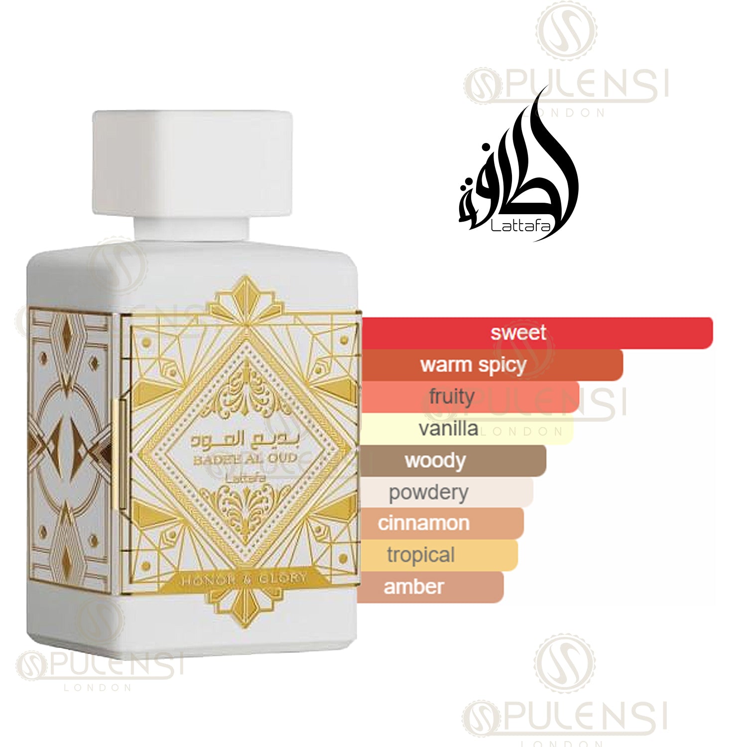 Badee Al Oud Honor and Glory by Lattafa perfume scent profile