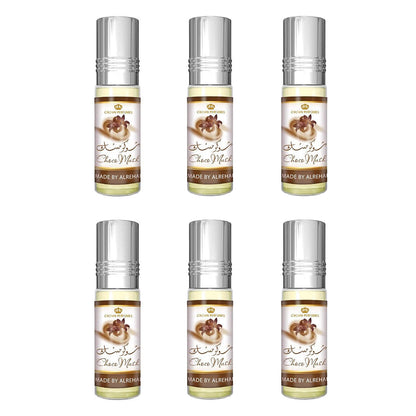 Choco Musk Roll On - 6 ml Perfume Oil attar By Al-Rehab  bottle 6 bottles