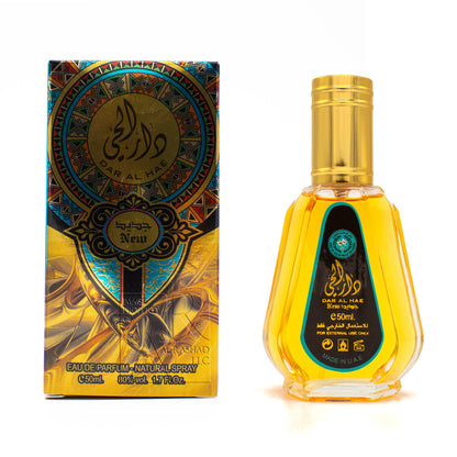 Dar Al Hae New 50ml Eau De Parfum by Ard Al Zaafaran bottle and box