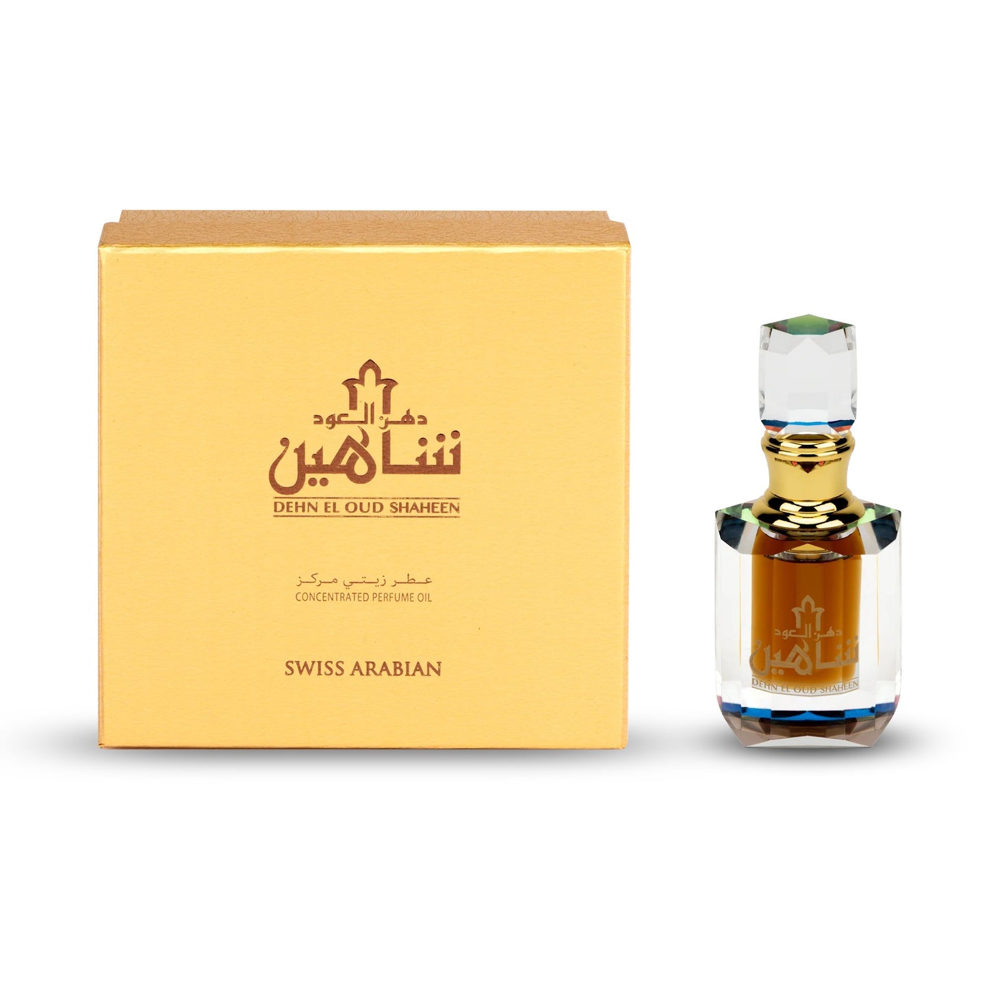 Dehn El Oud Shaheen oil swiss arabia bottle and box