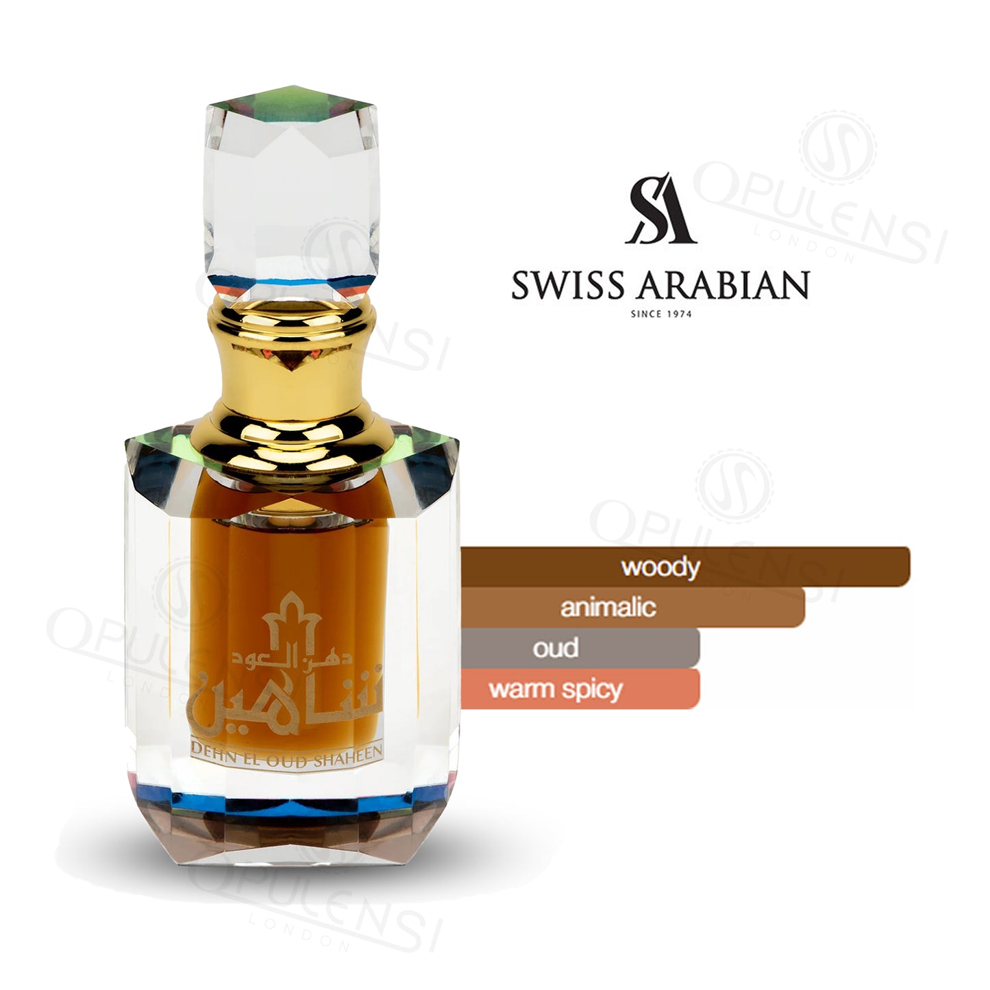 Dehn El Oud Shaheen oil swiss arabia perfume notes