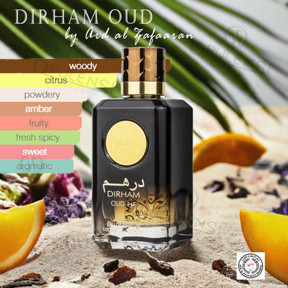 Dirham Oud ard al zaafaran fragrance notes and scent profile