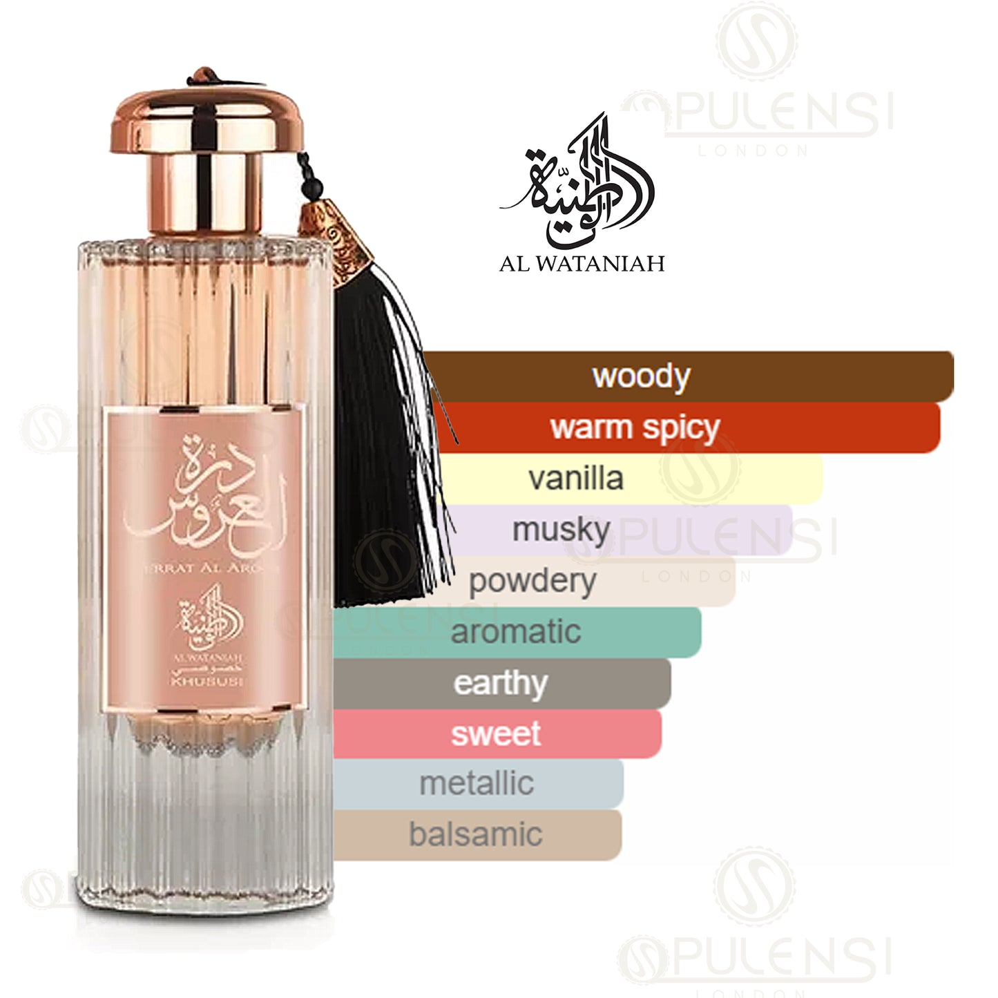 Durrat Al Aroos Eau De Parfum 100ml by Al Wataniah - For Women Fragrance scent profile