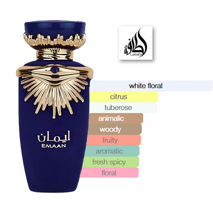 Emaan 100ml EDP by Lattafa perfume scent profile