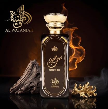 House of Oud By Al Wataniah fire and wood banner