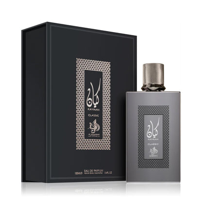 Kayaan Classic Unisex Eau De Parfum 100ml by Al Wataniah EDP bottle and gift box