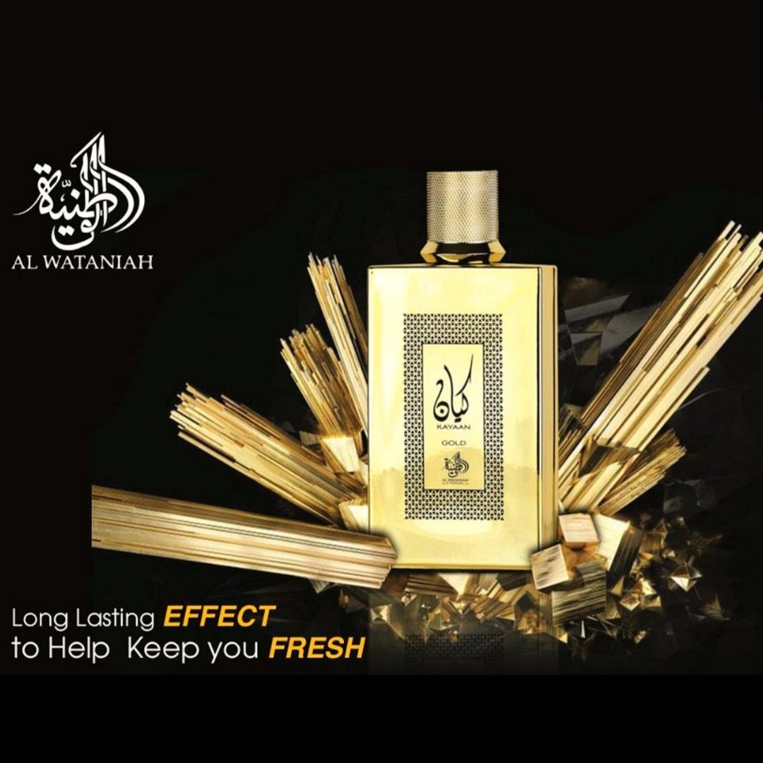 Kayaan Gold Black EDP Perfume By Al Wataniah Elite 100 ml Fragrance