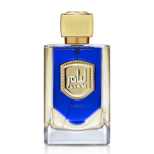 Liam Blue Shine 100ml EDP By Lattafa bottle