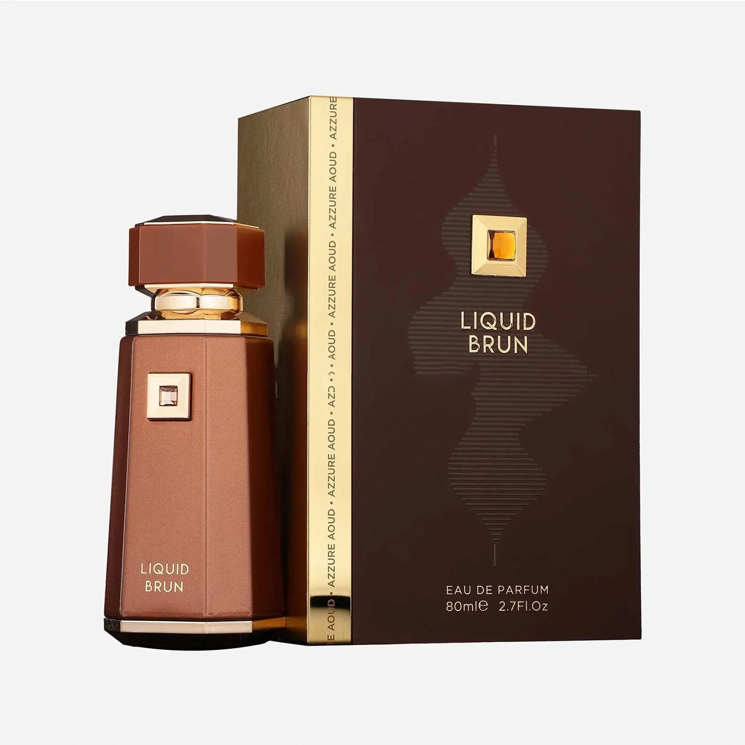 Liquid Brun Perfume 100ml EDP French Avenue Paris by Fragrance World bottle and box