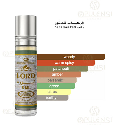 Lord 6ml concentrated Oil Perfume by Al-Rehab