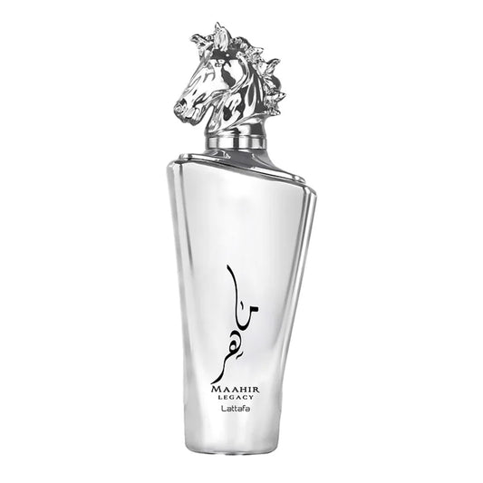 Maahir LEGACY Silver 100ml Eau de Parfum Lattafa Bottle