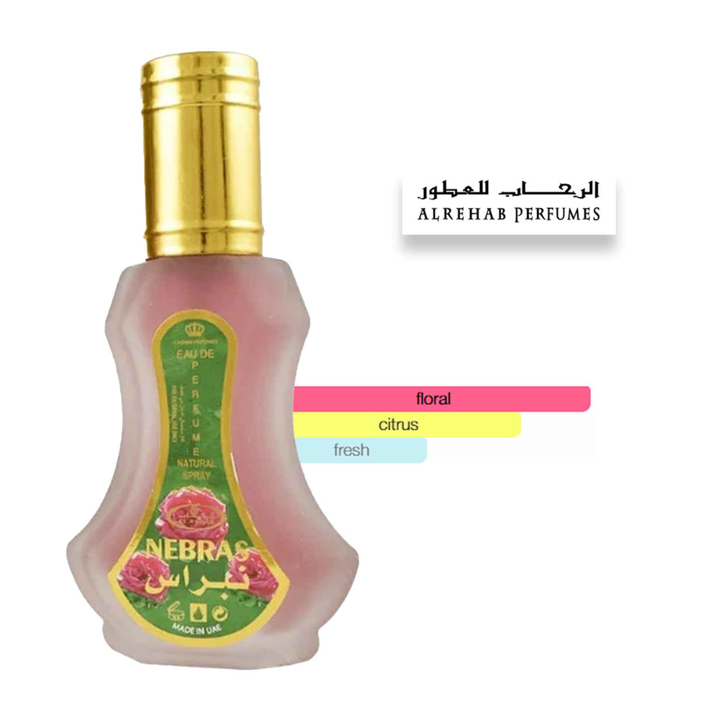 Al Rehab Nebras 35ml EDP Perfume Scent profile