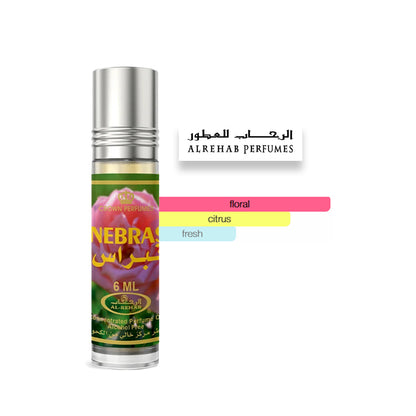 Al Rehab Nebras 6ml Concentrated Oil Perfume perfume scent profile notes diagram