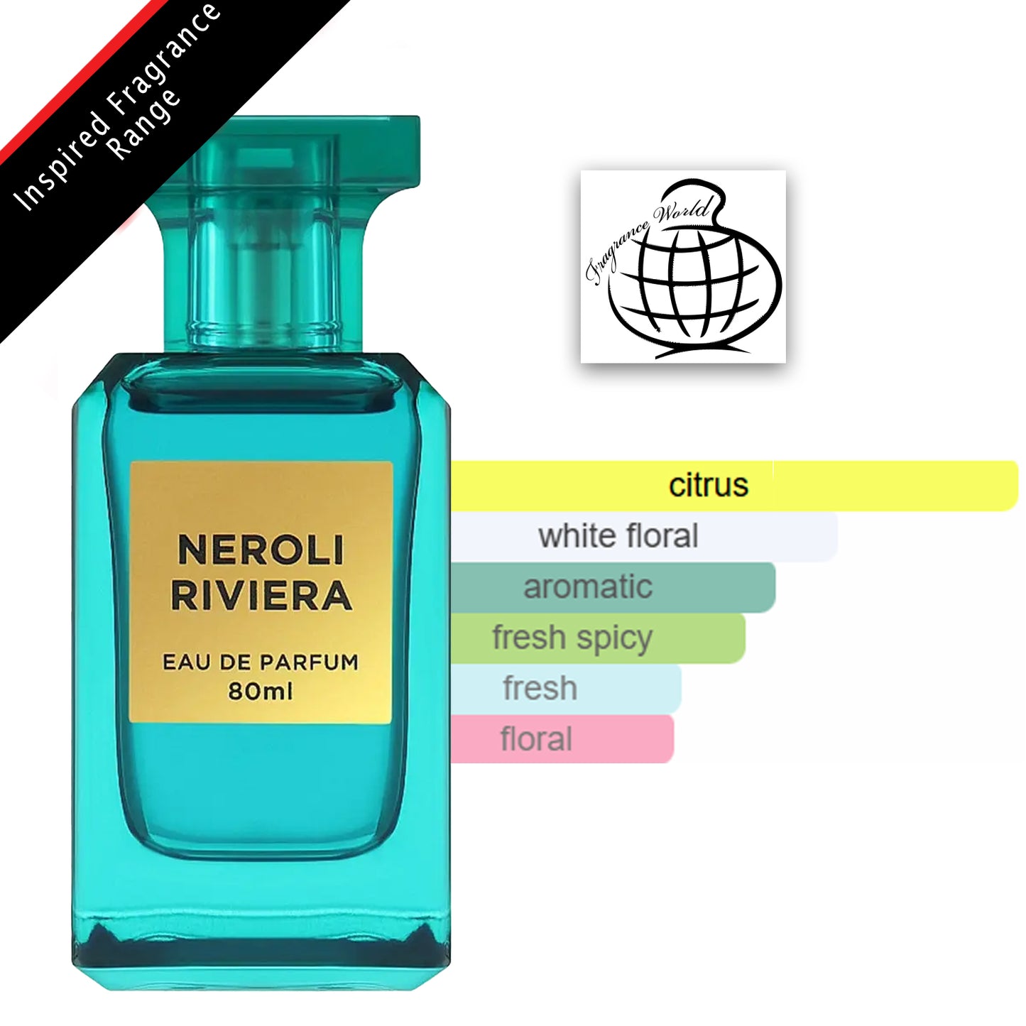 Neroli Riviera 80ml EDP by Fragrance World perfume scent profile