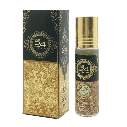 Oud 24 Hours 10ml Oil Roll-On Ard Al Zaafaran bottle and box