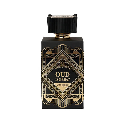 Oud Is Great Extrait De Parfum 100ml by Zimaya (Afnan) bottle top view