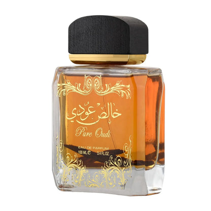 Pure Oudi (Khalis Oudi) 100ml EDP with Deodorant Gift Set by Lattafa