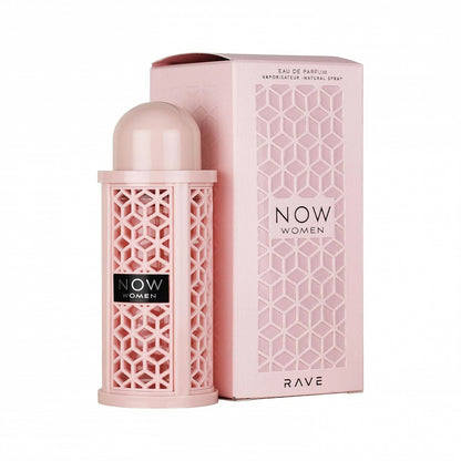 Rave Now Pink Women bottle and Box