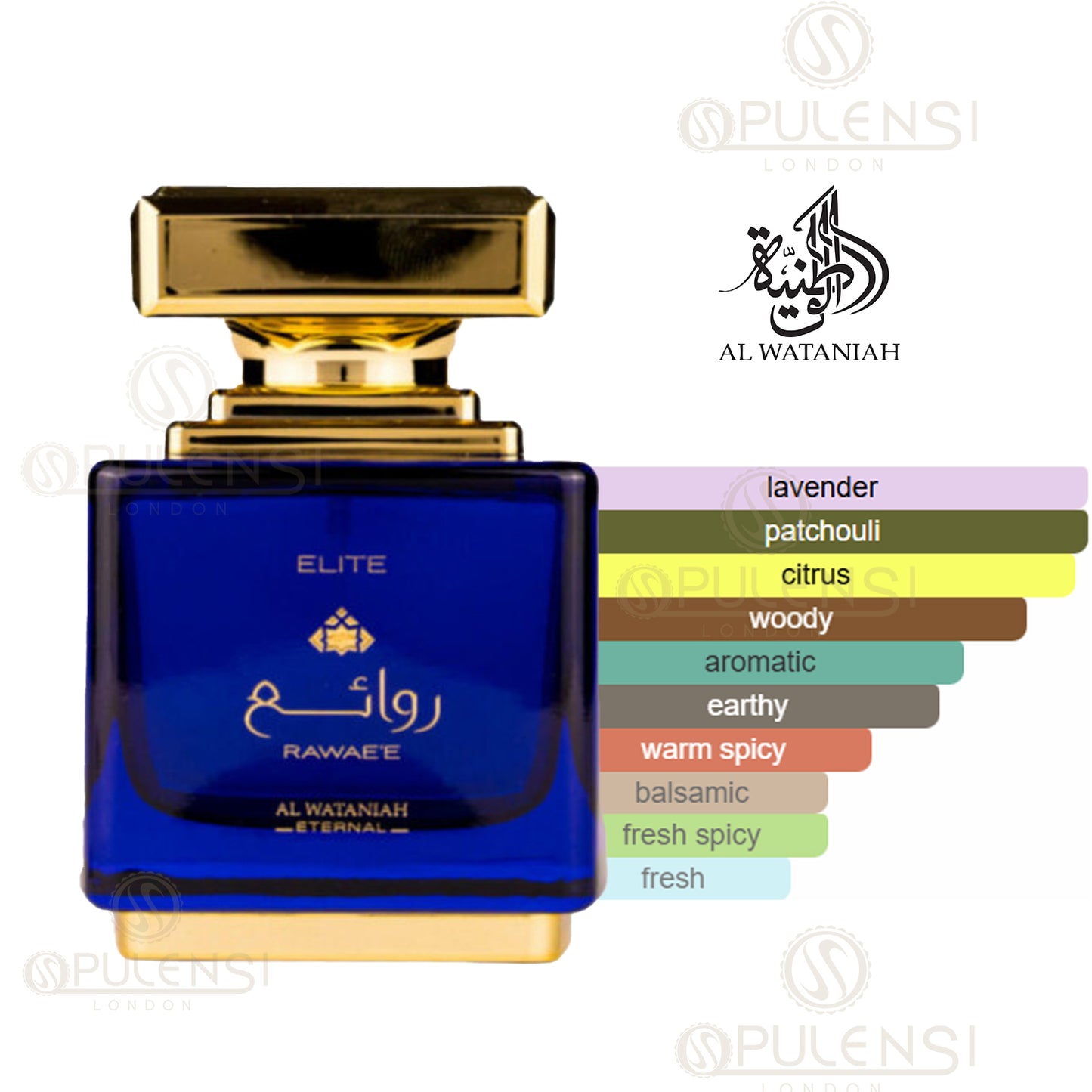 Rawae'e Elite EDP 100ml by Al Wataniah perfume notes profile