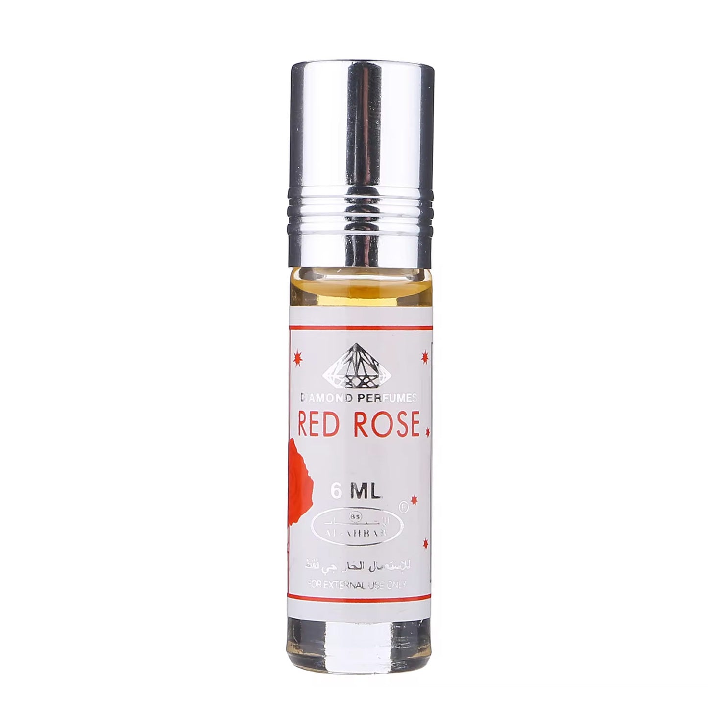 Red Rose 6ml Concentrated Perfume Oil by Al-Rehab bottle liquid