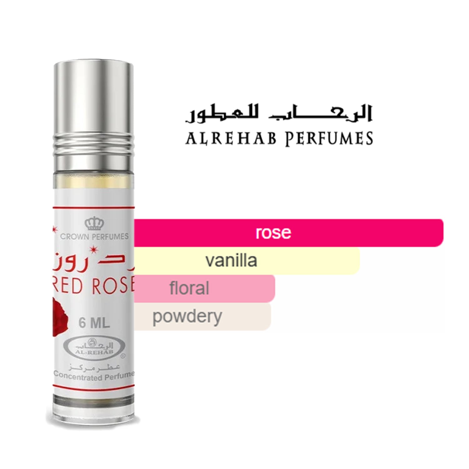 Red Rose 6ml Concentrated Perfume Oil by Al-Rehab perfume scent profile