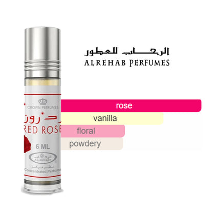 Red Rose 6ml Concentrated Perfume Oil by Al-Rehab perfume scent profile