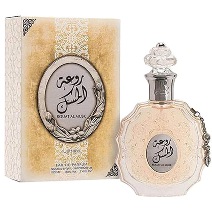 Rouat Al Musk Eau De Parfum 100ml Lattafa - for Women - White Floral, Citrus, equally fruity and Sweet