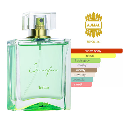 Ajmal Sacrifice For Him II Eau De Perfum 50ML - by Ajmal