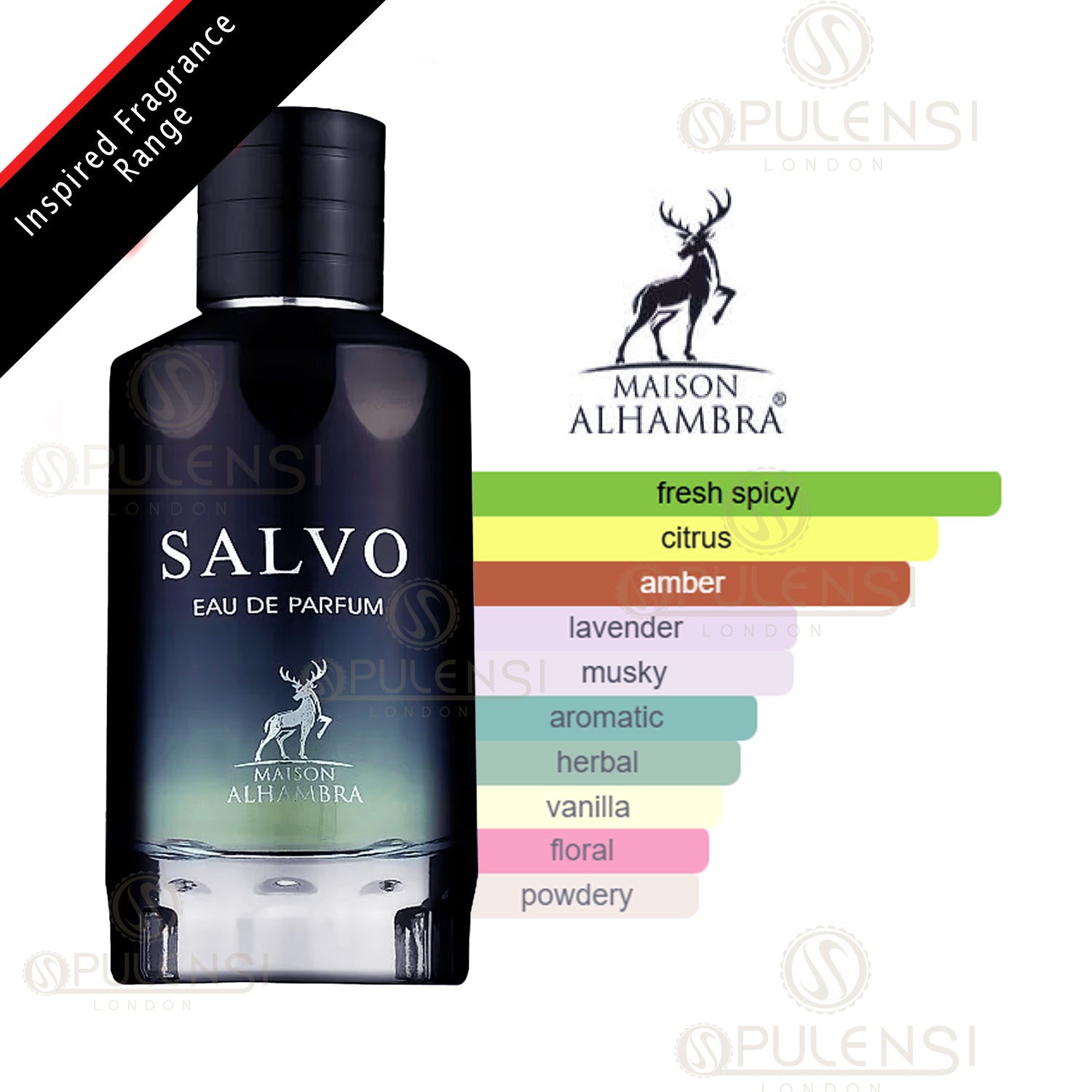 Salvo Perfume 100ml EDP by Maison Alhambra perfume notes and profile