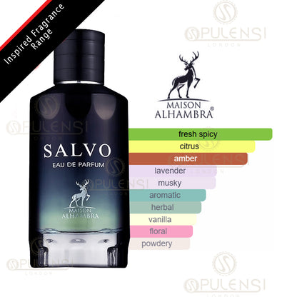 Salvo Perfume 100ml EDP by Maison Alhambra perfume notes and profile