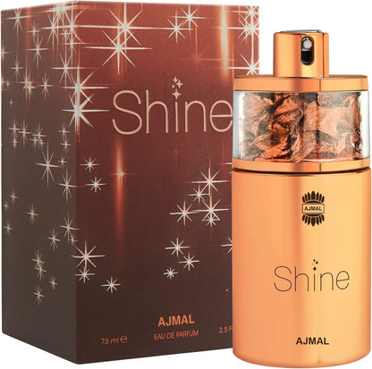 Shine for Women EDP Spray 75 ml by Ajmal bottle and box