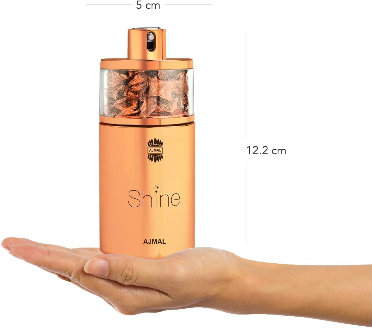 Shine for Women EDP Spray 75 ml by Ajmal size diagram