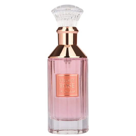 Velvet Rose Perfume 100ml EDP by Lattafa bottle