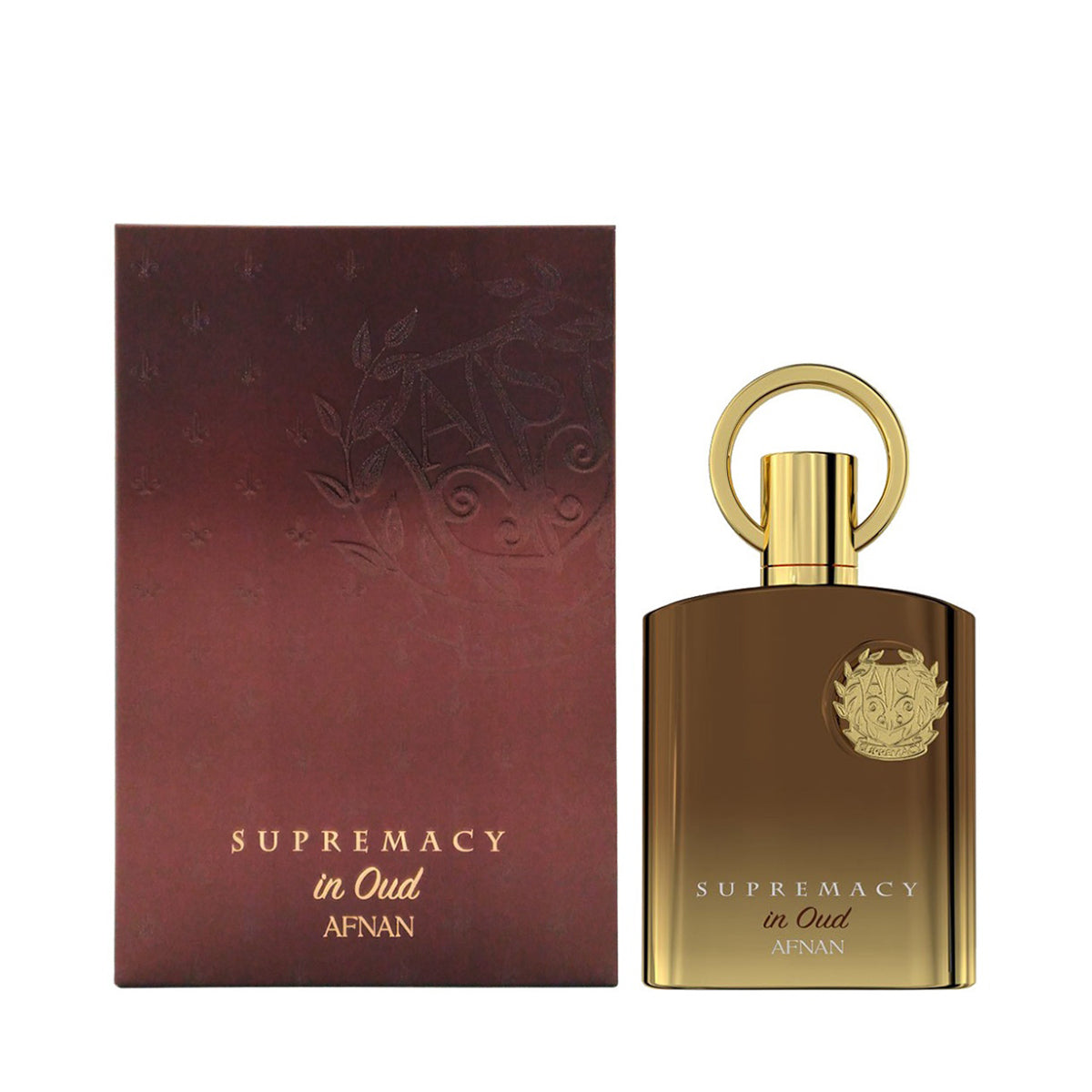 Supremacy in Oud 100ml Extrait De Parfum by Afnan Perfumes bottle and box