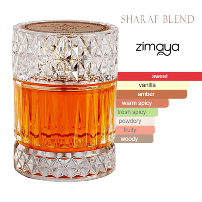 Zimaya Sharaf Blend Eau De Parfum 100ml by Zimaya (Afnan)