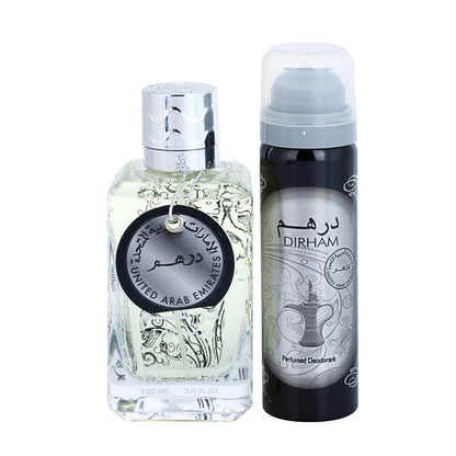 Dirham Silver Perfume EDP 100ml with Deodorant - Unisex