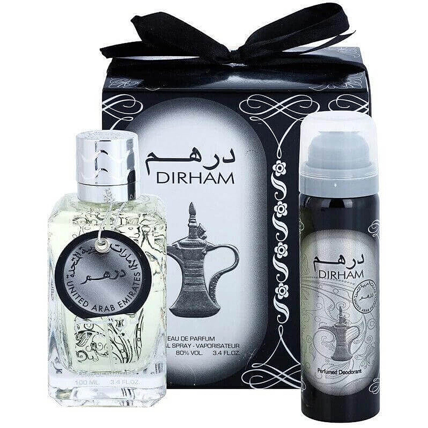 Dirham Silver Perfume EDP 100ml with Deodorant - Unisex