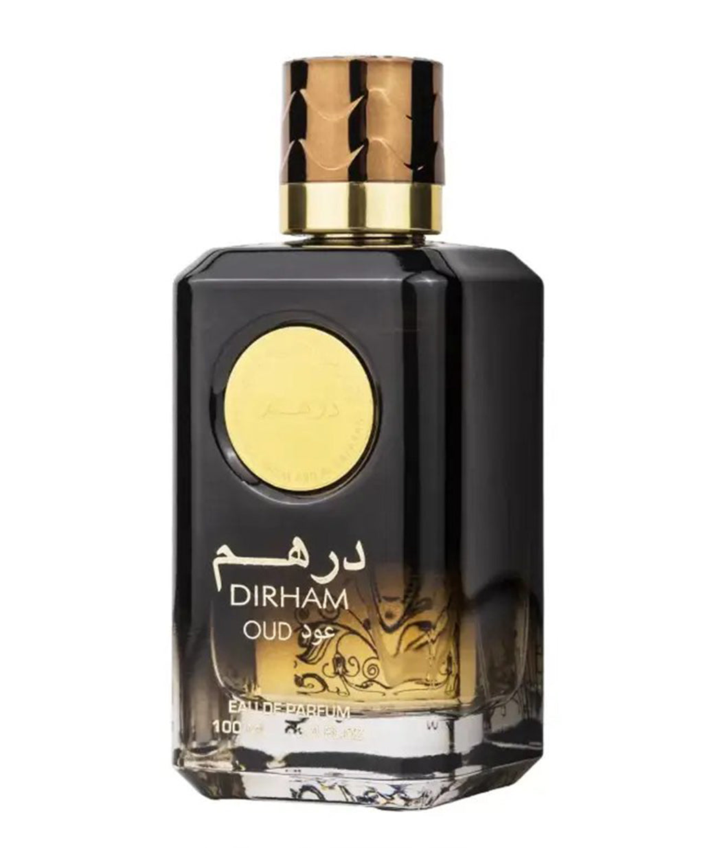 Dirham Oud EDP by Ard Al Zaafaran bottle angle view